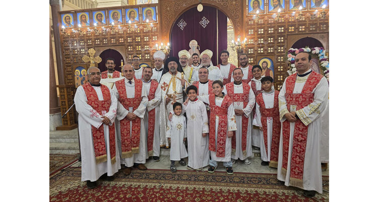 غبطة البطريرك الأنبا إبراهيم إسحق يحتفل بعيد القديس أنطونيوس الكبير بكنيسته بالفجالة
